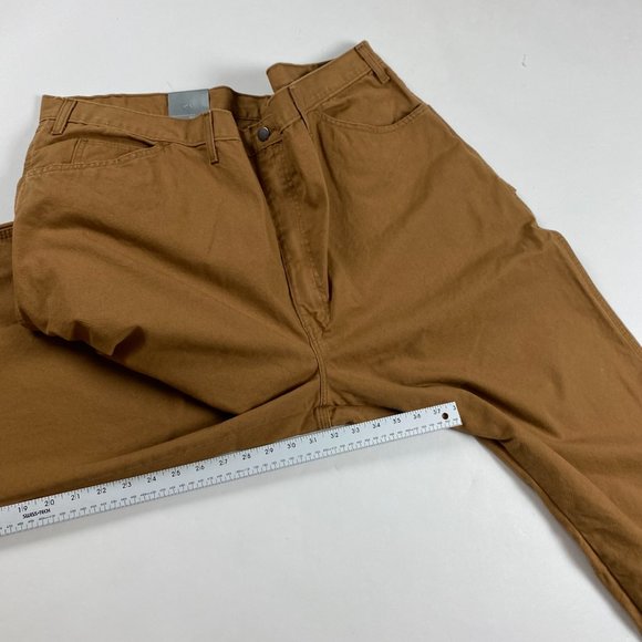 NEW Dickies Carpenter Jean Pants Men's 48 x 32 Work Utility Brown Cotton Canvas - Picture 10 of 11